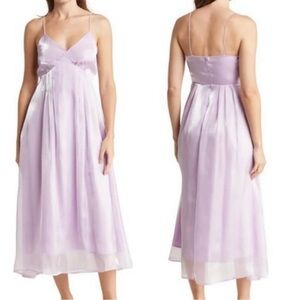 Raga Purple Ethereal Midi Dress XS Flawed